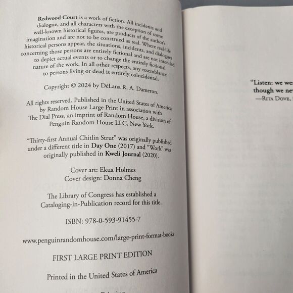 Redwood Court Reese's Book Club Fiction by DéLana R. A. Dameron 2024 Paperback - Picture 2 of 12